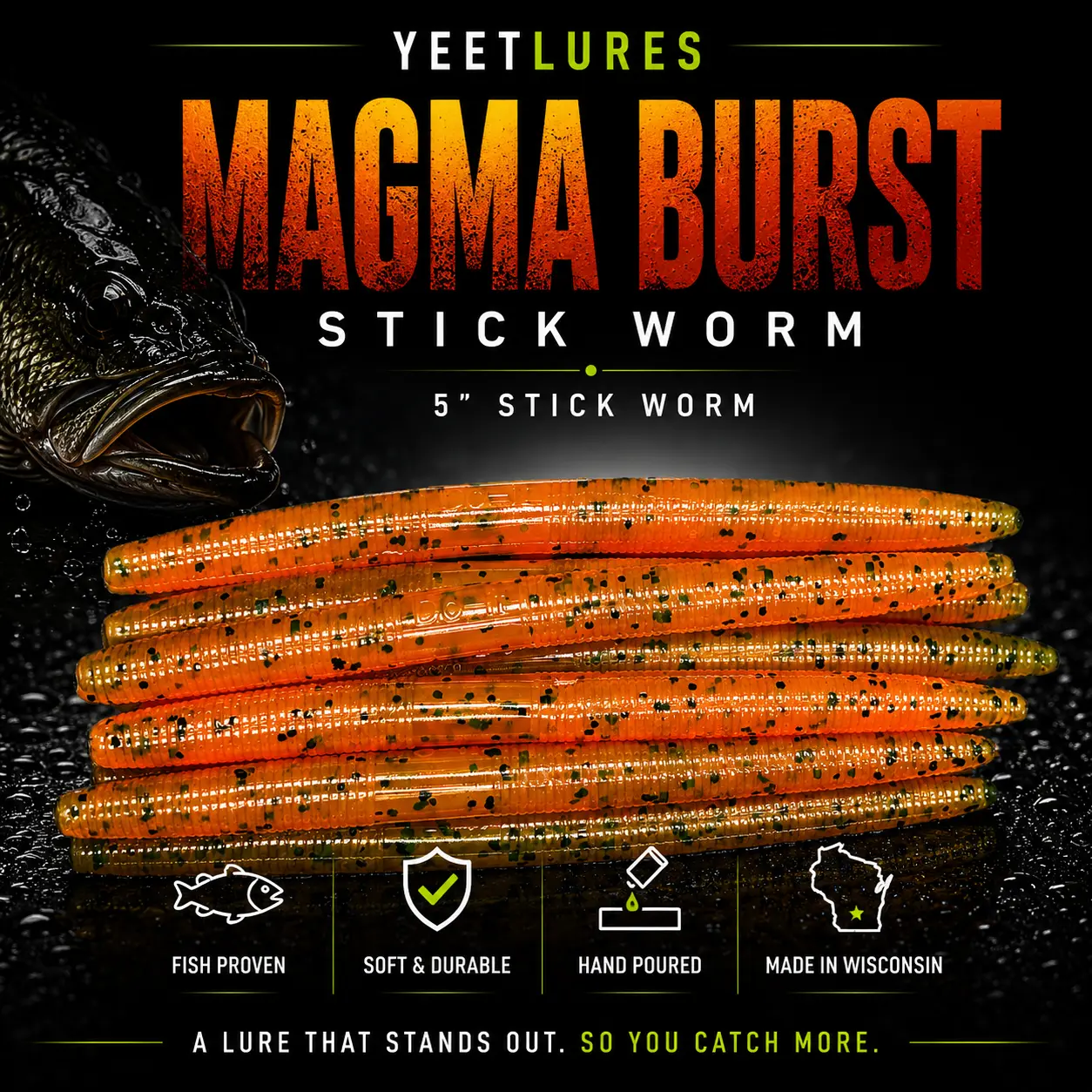 Magma Burst Stick Worm