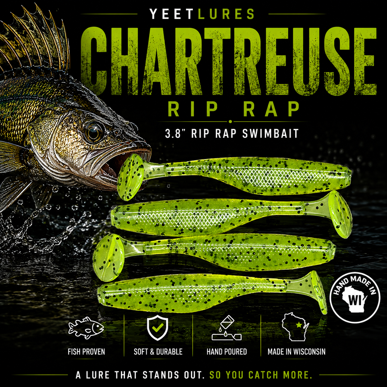 Chartreuse Rip Rap