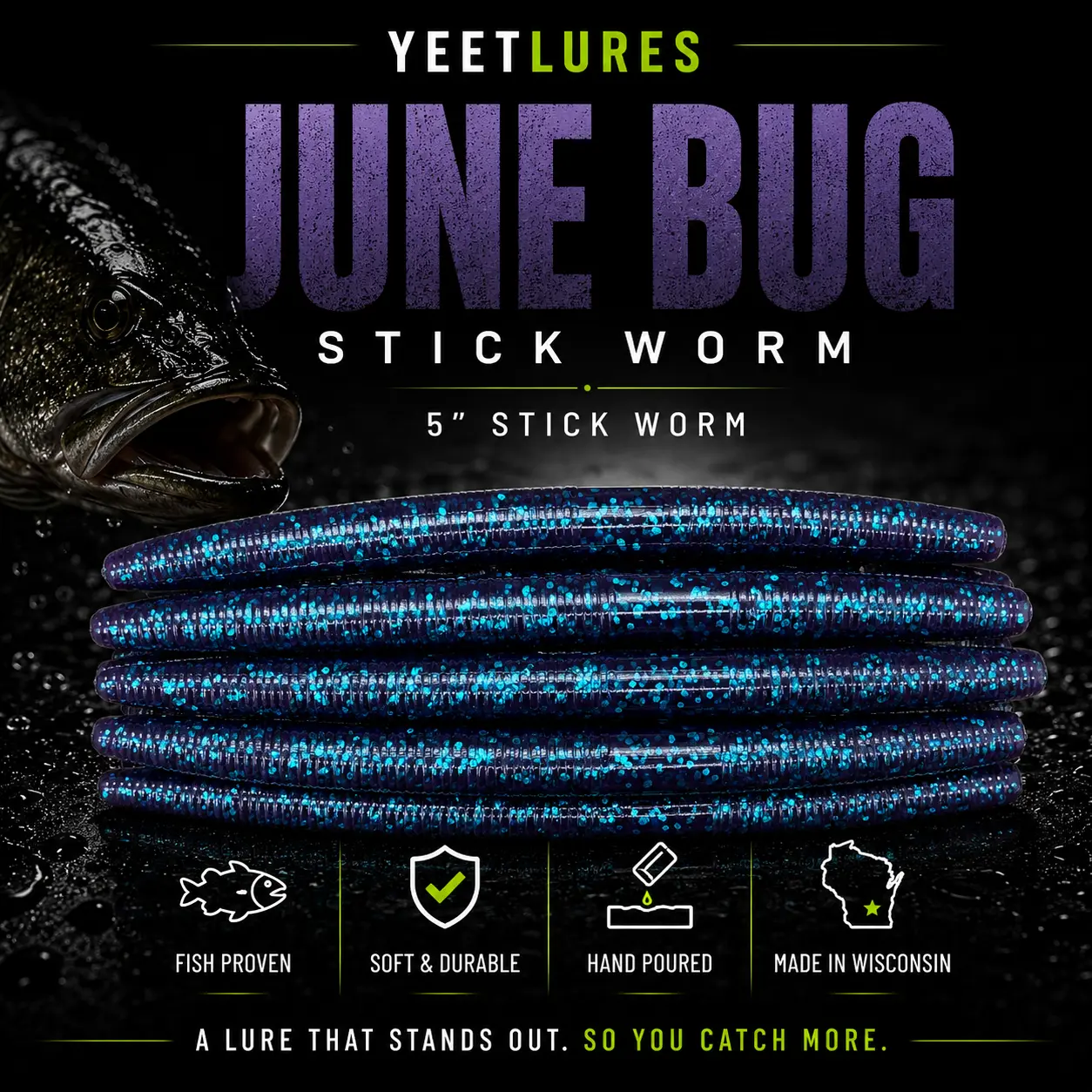 June Bug Stick Worm