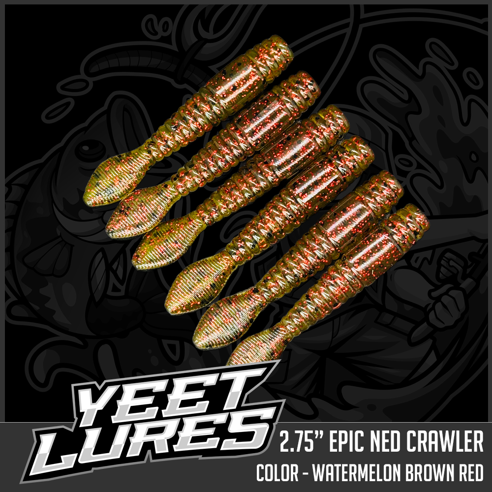 Watermelon Brown Red Epic Ned Crawler