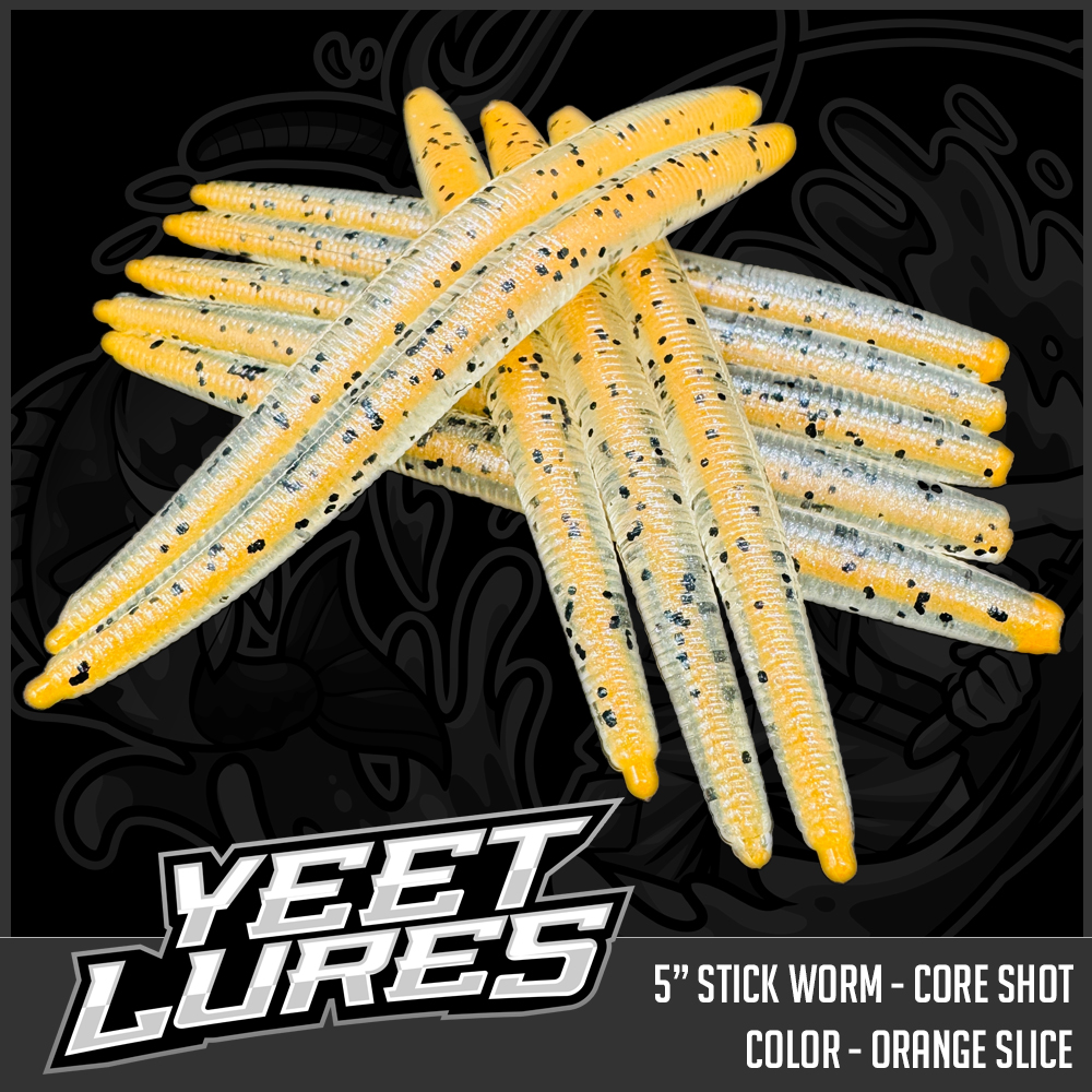 Orange Slice Stick Worm (Core Shot)